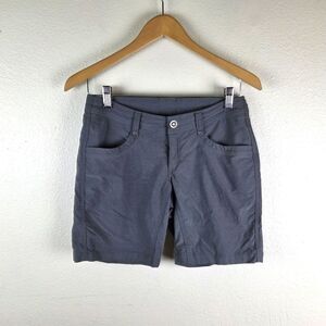 Women's KUHL Gray Active Nylon Hiking Outdoor Shorts Size 02/XS